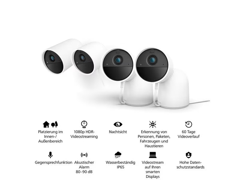 Philips Hue Secure kabelgebundene Kamera Weiss