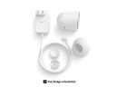 Philips Hue Secure kabelgebundene Kamera mit Standfuss Weiss