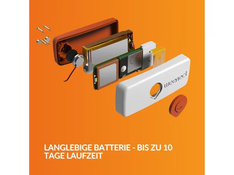 Weenect GPS-Tracker XS für Hunde, Weiss