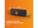 Weenect GPS-Tracker XS für Katzen, Schwarz