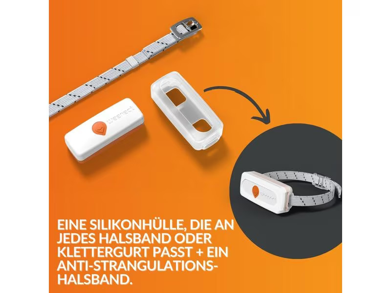Weenect GPS-Tracker XS für Katzen, Weiss
