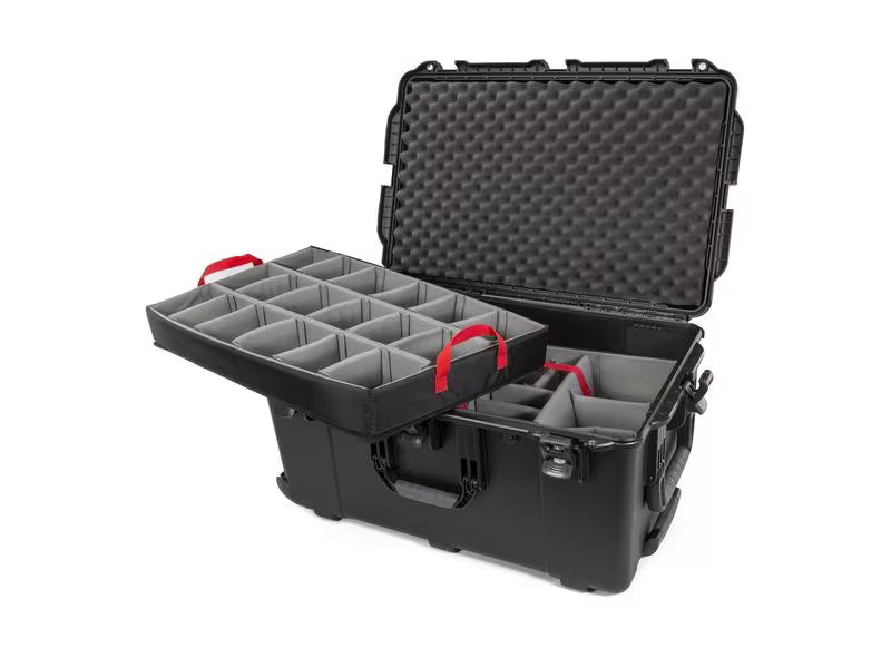 Nanuk Kunststoffkoffer 965 - mit Trennwand Schwarz