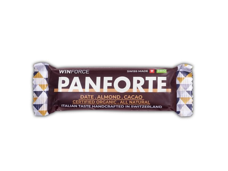 WINFORCE Riegel Panforte Bar Date-Almond-Cacao, 5 Stück
