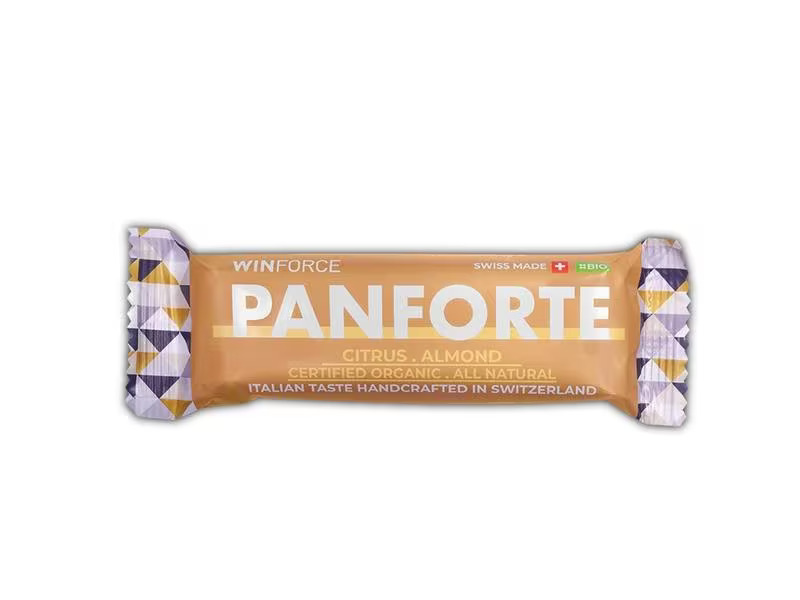 WINFORCE Riegel Panforte Bar Citrus-Almond, 5 Stück