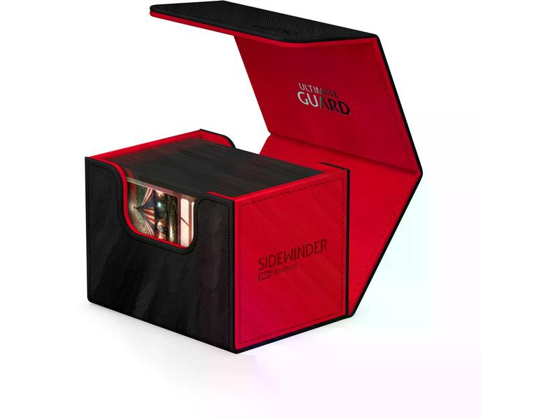 Ultimate Guard Kartenbox XenoSkin Synergy Sidewinder 100+ Schwarz/Rot