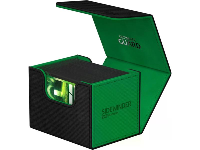 Ultimate Guard Kartenbox XenoSkin Synergy Sidewinder 100+ Schwarz/Grün