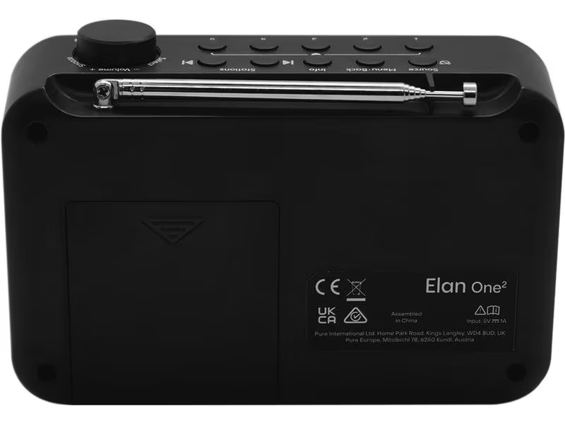 Pure DAB+ Radio Elan One2 Schwarz