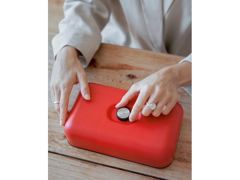 24Bottles Lunchbox Stone Hot Red