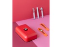 24Bottles Lunchbox Stone Hot Red