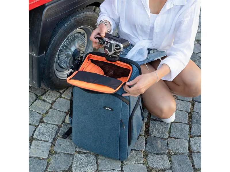 Dörr Fotorucksack Prag Go Blau