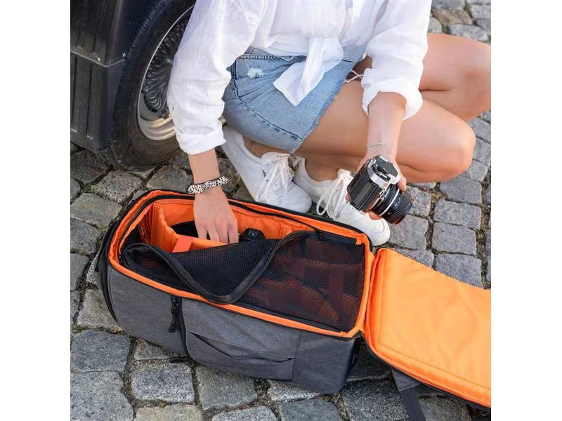 Dörr Fotorucksack Prag Go Grau