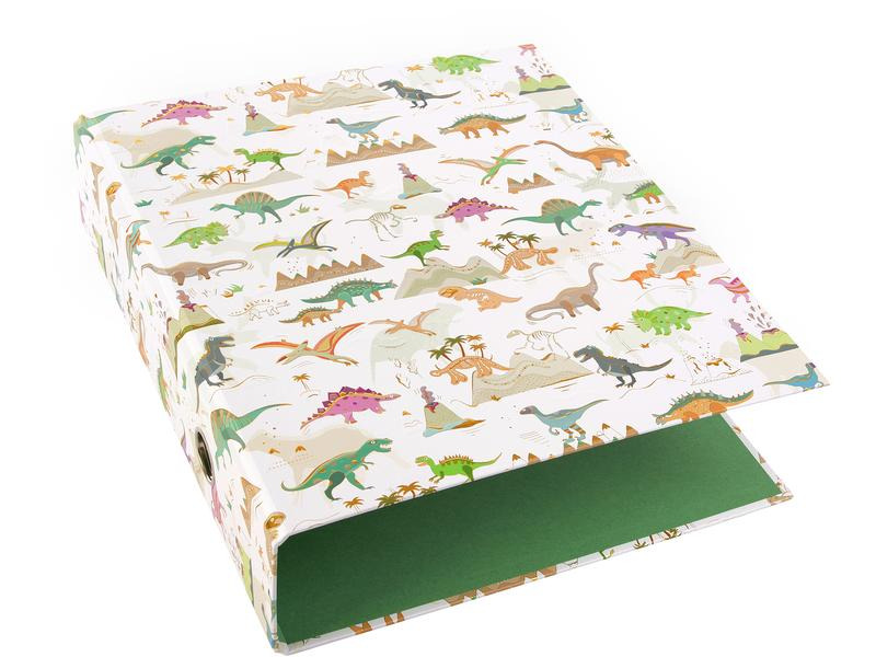 Goldbuch Ordner Dinosaurier 8 cm, Mehrfarbig