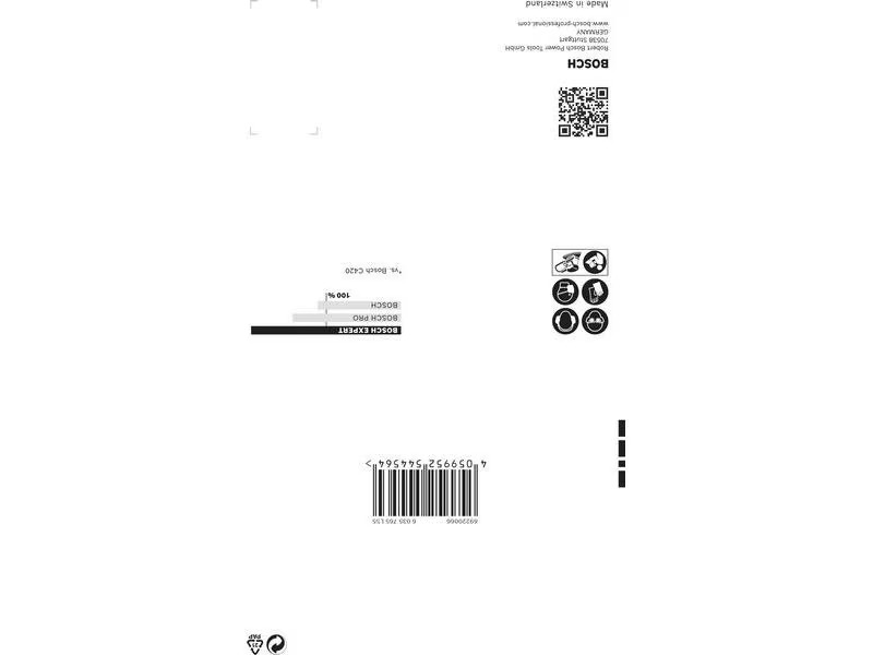 Bosch Professional Schleifpapier EXPERT C470, 100 x 150 mm, G 180, 10-tlg.