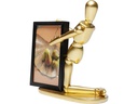 Kare Bilderrahmen Proudly Gold/Schwarz, 10 x 15 cm
