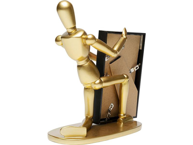 Kare Bilderrahmen Proudly Gold/Schwarz, 10 x 15 cm