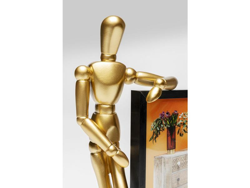 Kare Bilderrahmen Proudly Gold/Schwarz, 16 x 21 cm