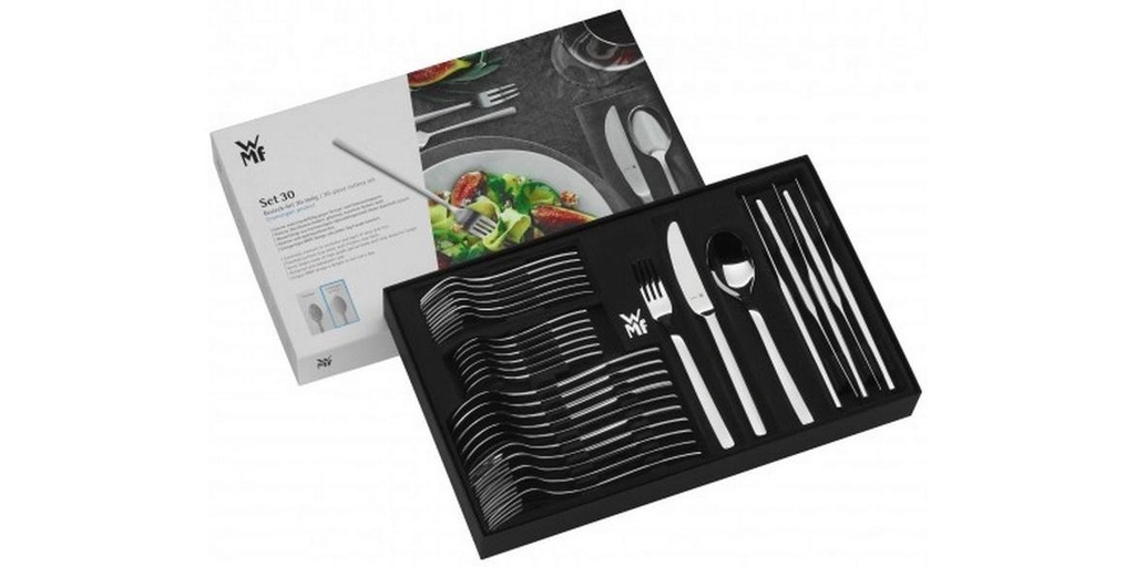 WMF Besteck-Set Sonic 30-teilig, Silber