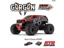 Arrma Monster Truck Gorgon MEGA 550 RWD Rot, RTR, 1:10