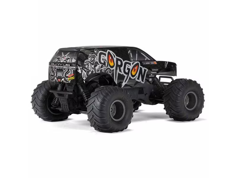 Arrma Monster Truck Gorgon MEGA 550 RWD Schwarz, Bausatz, 1:10