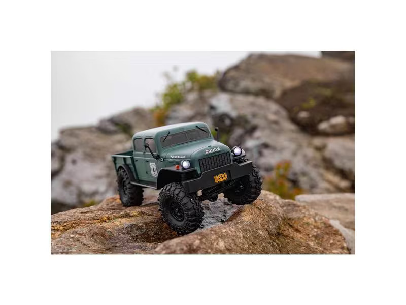 Axial Scale Crawler SCX24 Dodge Power Wagon Grün, 1:24, RTR