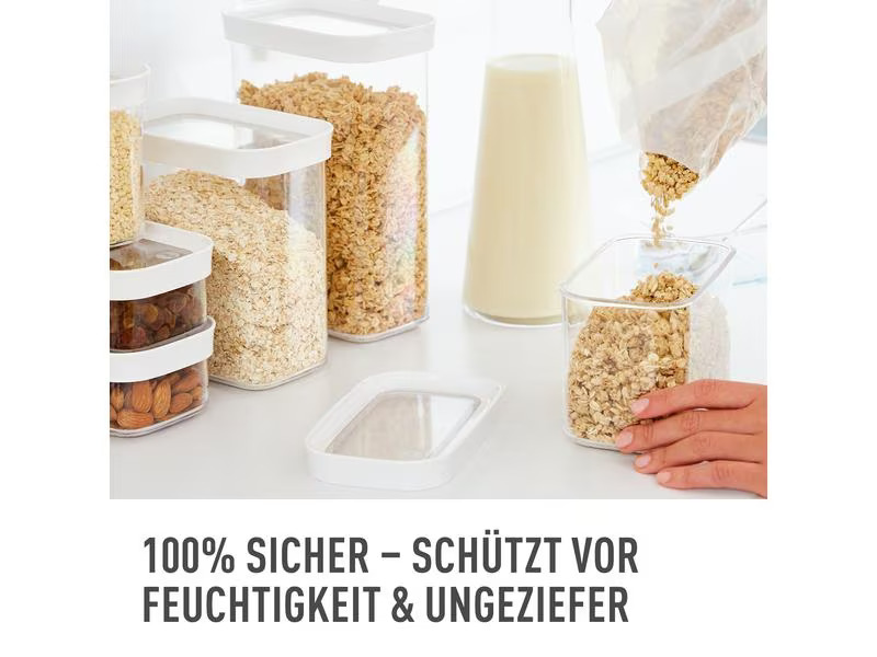 Emsa Vorratsdose Optima 7 Stück, 8.3 l, Transparent