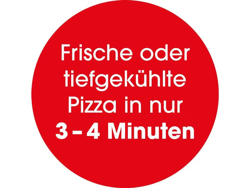 GOURMETmaxx Pizzaofen Ø 30 cm, Schwarz