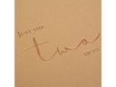 Goldbuch Hochzeitsalbum two of us 30 x 31 cm, 60 Seiten, Braun