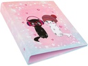 Goldbuch Ordner Music for Cats 8 cm, Rosa