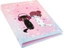 Goldbuch Ringbuch Music for Cats 4 cm, Rosa