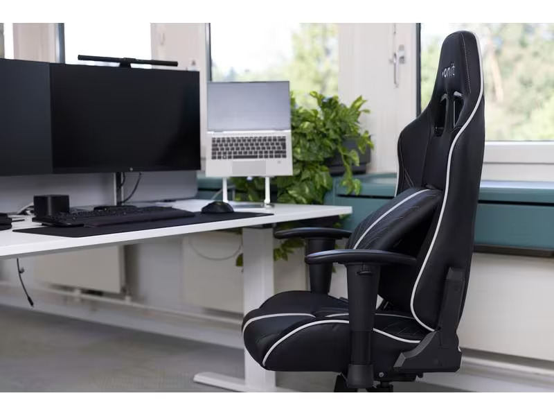 onit Gaming-Stuhl Pro Schwarz/Grau