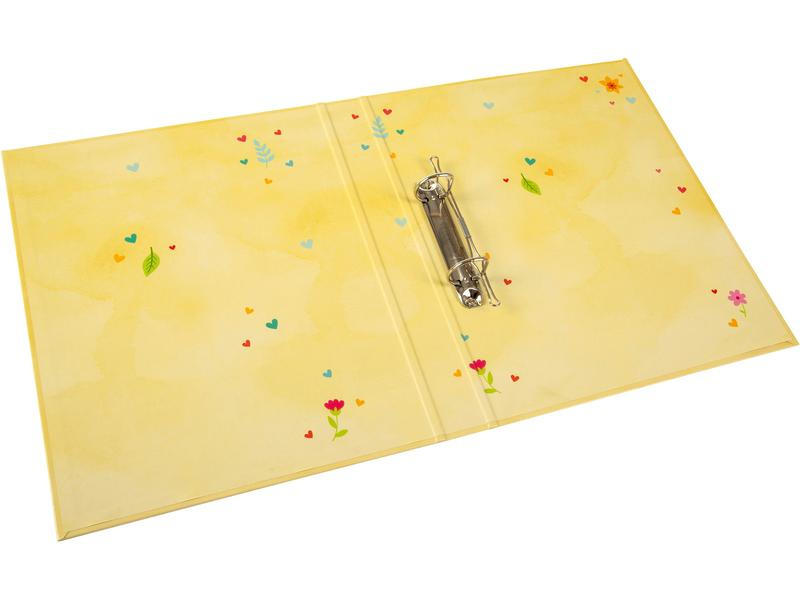 Goldbuch Ringbuch Chiara 4 cm, Gelb
