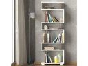 Woody Fashion Regal Blok 60 x 165 x 19.5 cm, Nature/Weiss