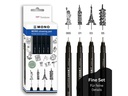 Tombow Fineliner MONO drawing pen Set Fine Schwarz