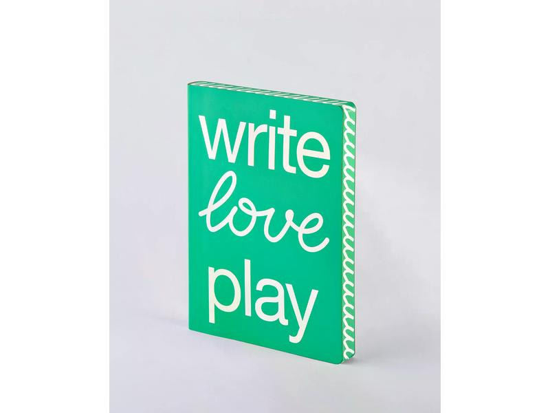 Nuuna Notizbuch GRAPHIC L WRITE LOVE PLAY