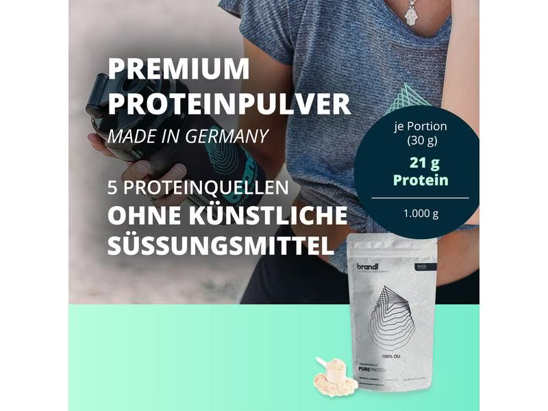Brandl-Nutrition Pulver Pure Protein Vanille 1000 g