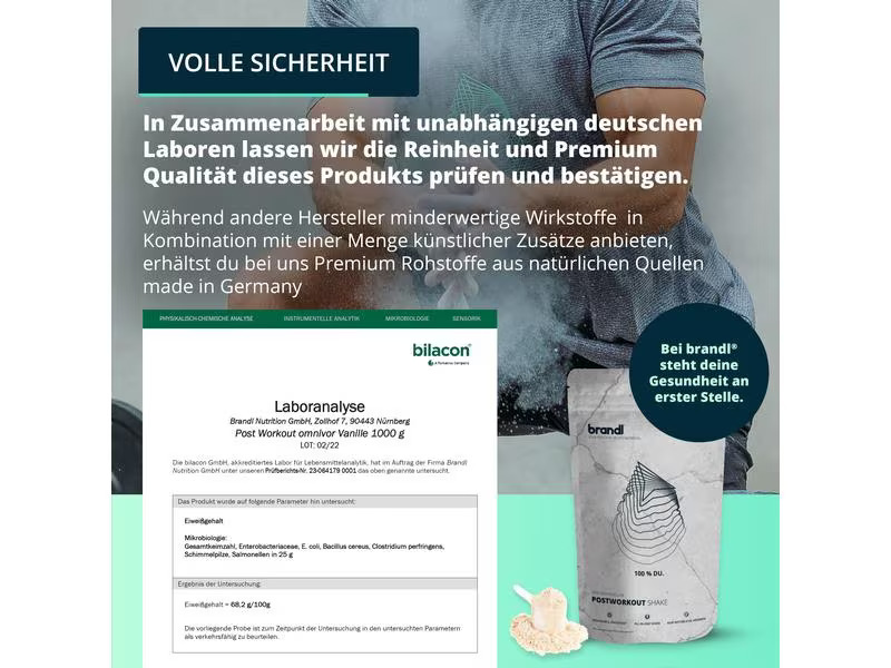 Brandl-Nutrition Pulver Post Workout Banane 1000 g