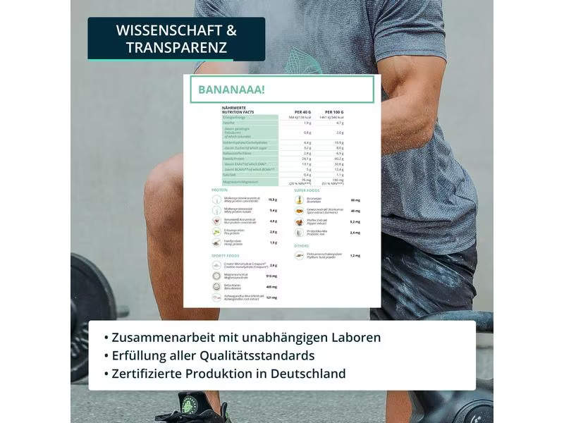Brandl-Nutrition Pulver Post Workout Banane 1000 g