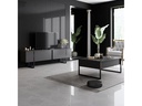 Woody Fashion Tisch Luxe 90 x 60 x 40 cm, Schwarz