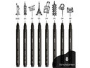 Tombow Filzstift MONO drawing pen 0.4 mm, Schwarz