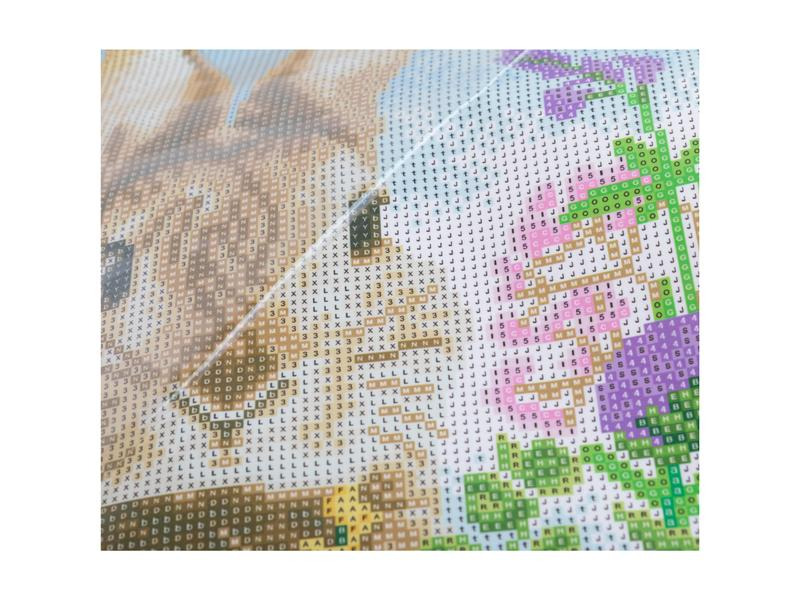 CRAFT Buddy Bastelset Crystal Art Scroll Spring Awakening 35 x 45 cm