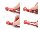 Delock RJ45 Port Blocker Set für RJ45 Stecker 10 Stück