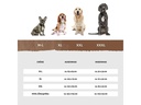 Knuffelwuff Hunde-Bett Leon Velour M – L, 85 x 63 cm, Anthrazit