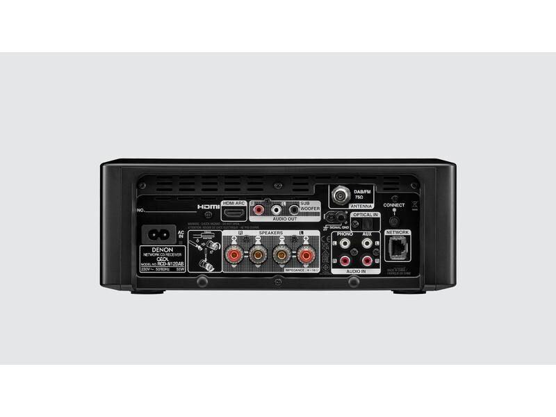 Denon Stereo-Receiver RCD-N12DAB Schwarz