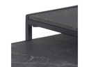AC Design Beistelltisch Infinity 2 Stück, Schwarz