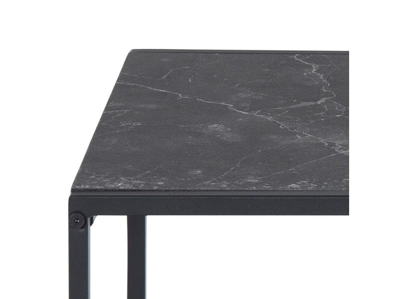 AC Design Beistelltisch Infinity 2 Stück, Schwarz