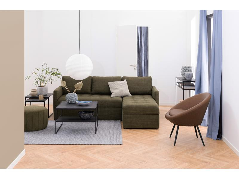 AC Design Beistelltisch Infinity 2 Stück, Schwarz