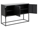 AC Design Kommode Newton 120 x 40 x 80 cm, Schwarz