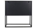 AC Design Kommode Newton 82 x 40 x 80 cm, Schwarz