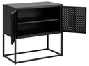 AC Design Kommode Newton 82 x 40 x 80 cm, Schwarz