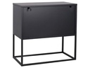 AC Design Kommode Newton 82 x 40 x 80 cm, Schwarz